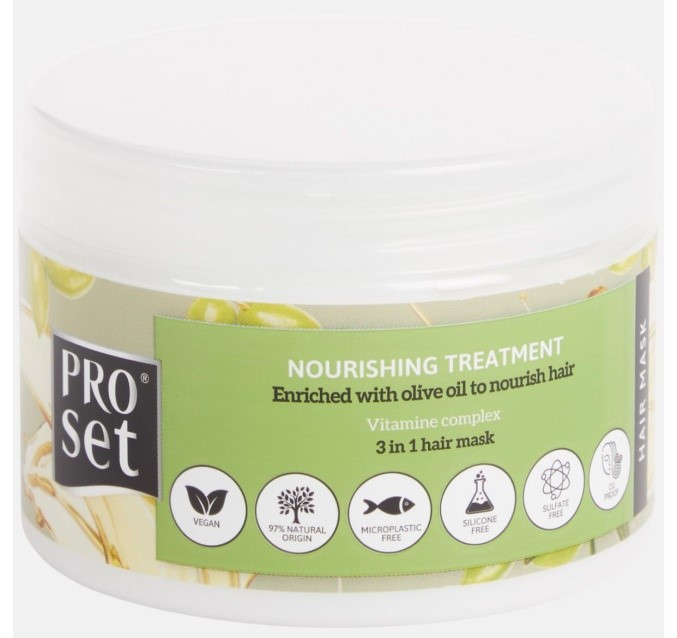 PROSET masque capilaire pour les cheveux sec abimés et fragiles